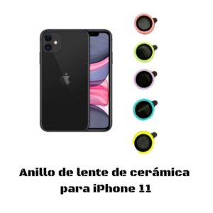 Anillo de lente de cerámica para iPhone 11