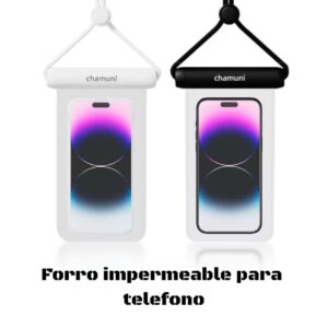 Forro impermeable para teléfono