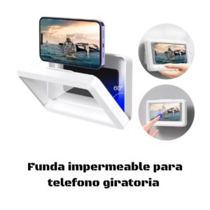 Funda Impermeable para Teléfono Giratoria